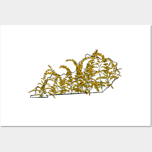 Kentucky and State Goldenrod Posters and Art